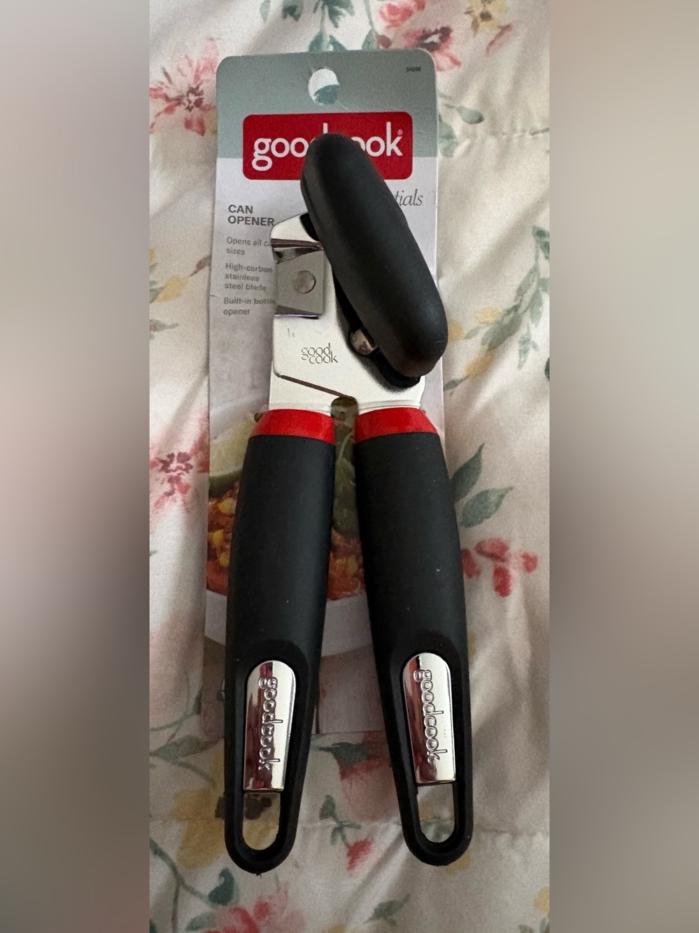 Black and Red Can Opener - Comfortable Grip